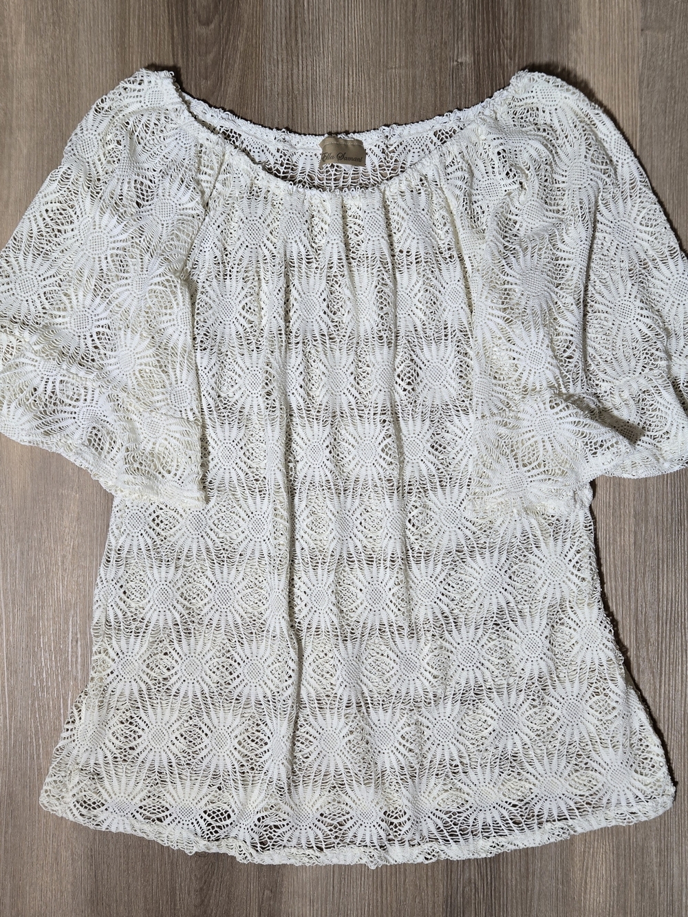 White Crochet Lace Women’s Top